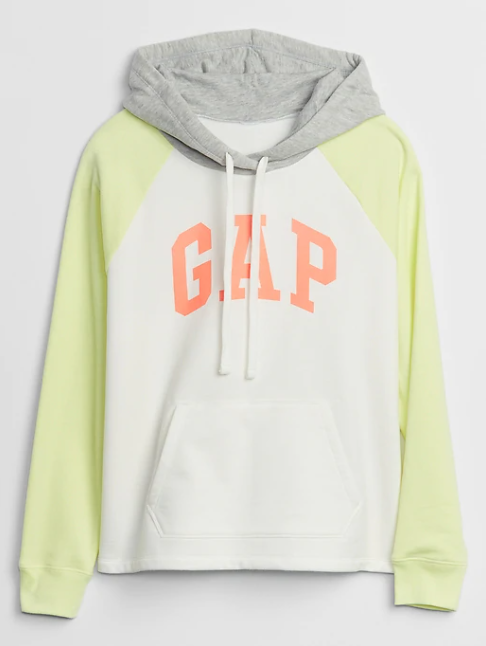 

Худи Женская GAP на Флисе с Капюшоном  Белый-Желтый 1159752428, Худи Женская GAP на Флисе с Капюшоном XS Белый-Желтый 1159752428