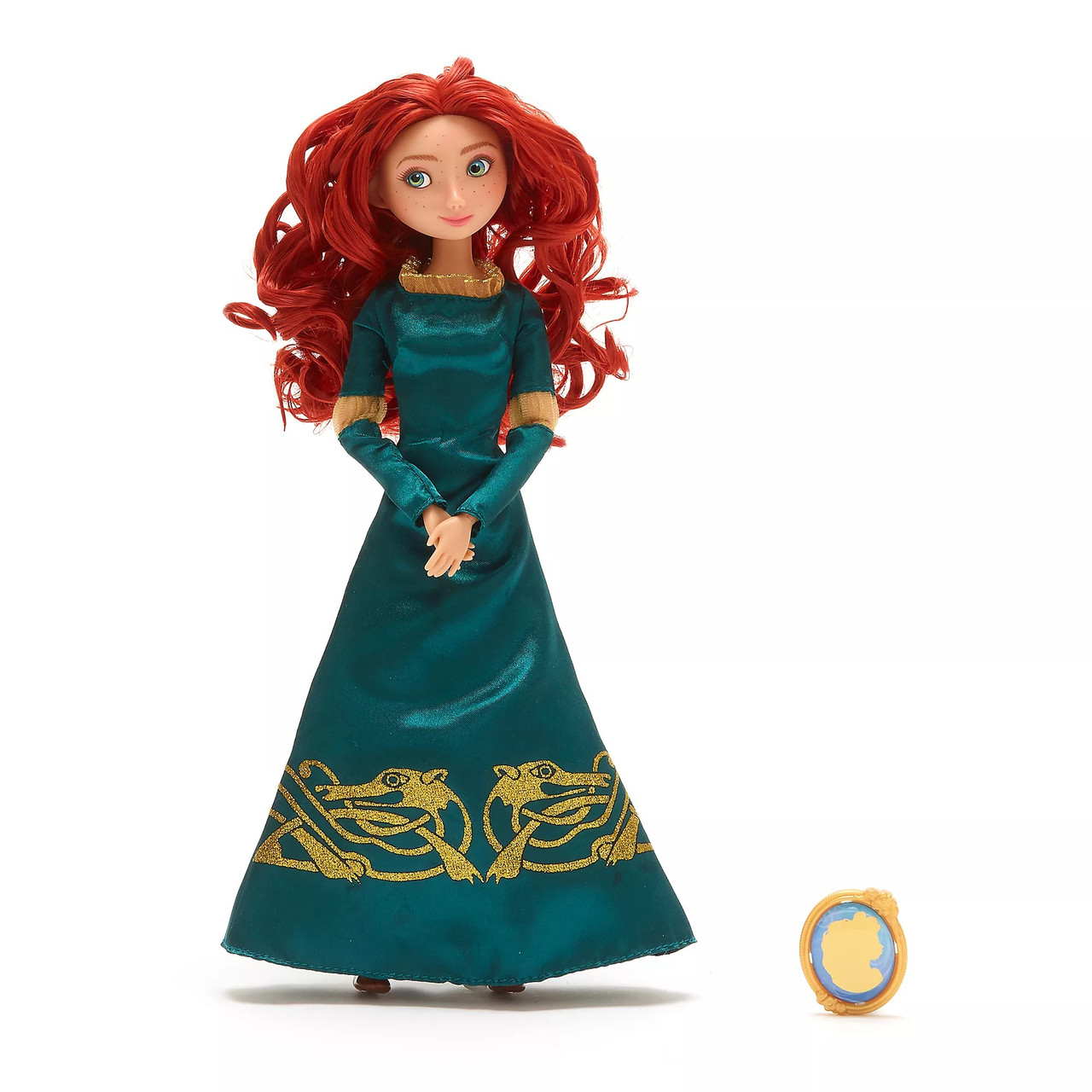 

Кукла Disney Мерида с подвеской Храбрая сердцем 30 см 460015357542