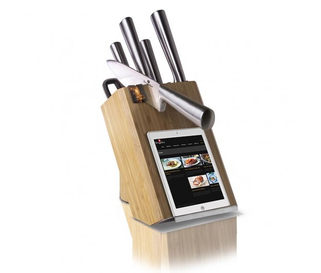 

Набор литых ножей на подставке 8 предметов Berlinger Haus Black Silver Collection BH-2467