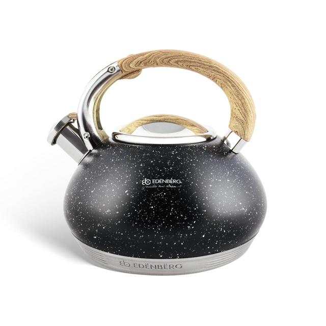 

Чайник свистящий 3 л 7 слоев дна EB-8811 Black