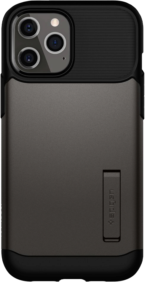 

Панель Spigen Slim Armor для Apple iPhone 12/12 Pro Gun Metal