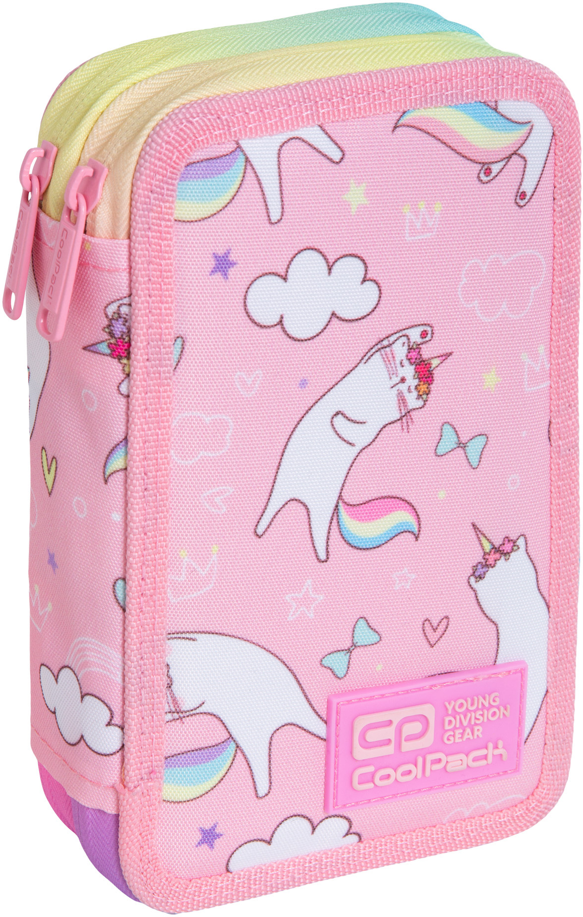 

Пенал Coolpack Jumper 2 35 предметов 2 отделения Pusheen (C66235)