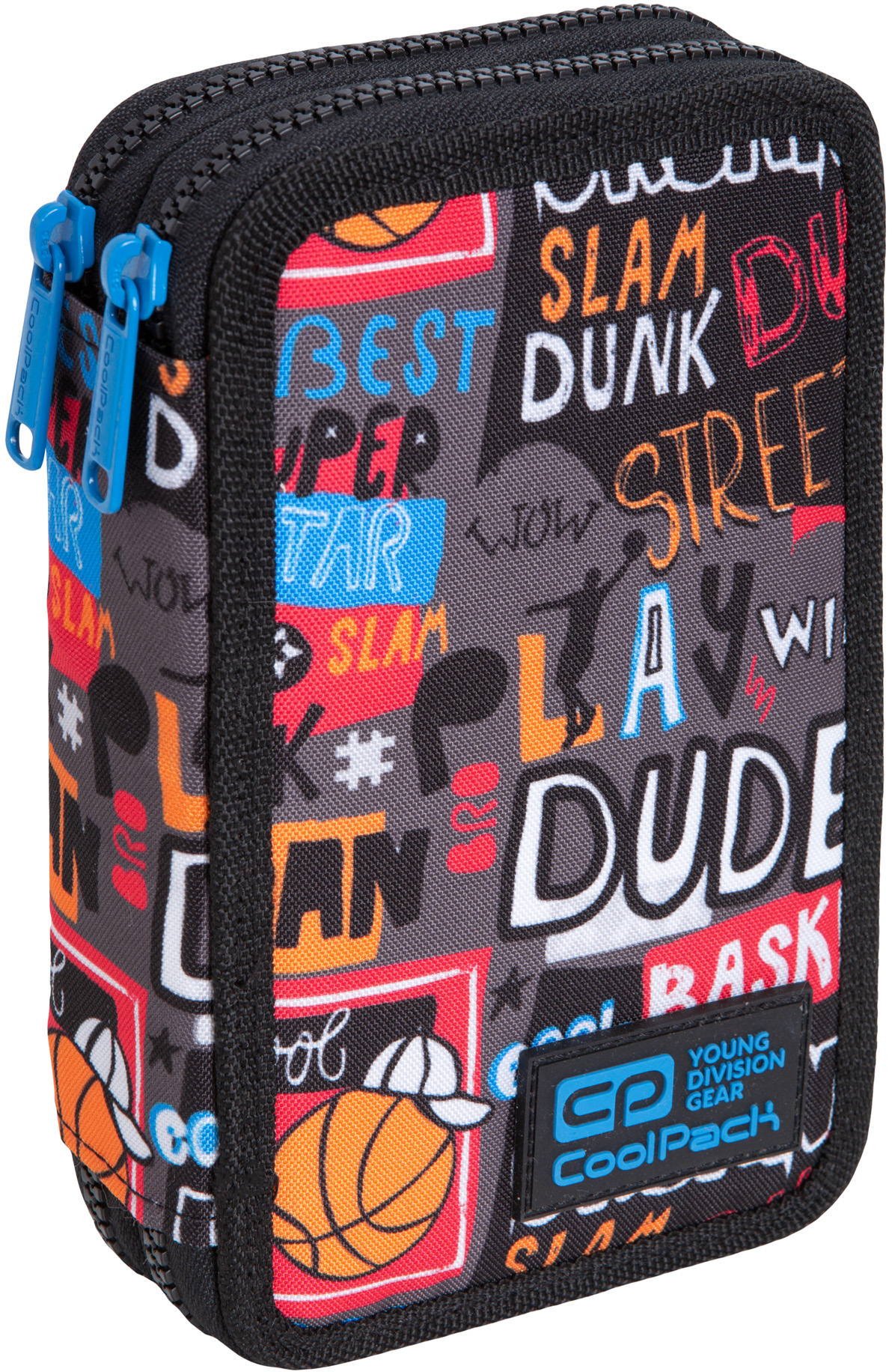 

Пенал Coolpack Jumper 2 35 предметов 2 отделения Basketball (C66231)