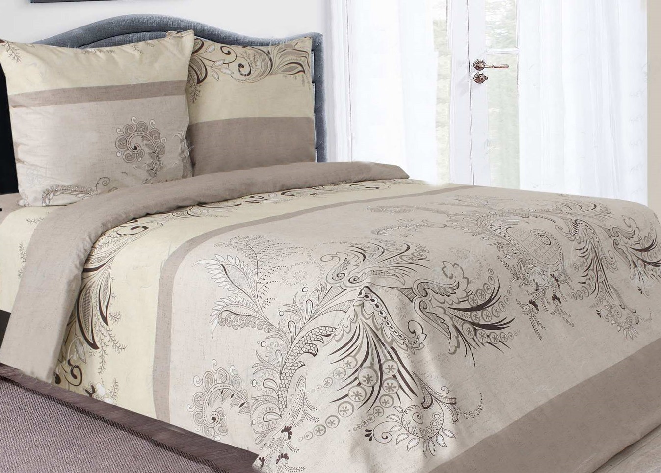 

Комплект белорусского постельного белья LaLuna PB-101 150х200 см Бежево-коричневый (PB-101-S21020060)