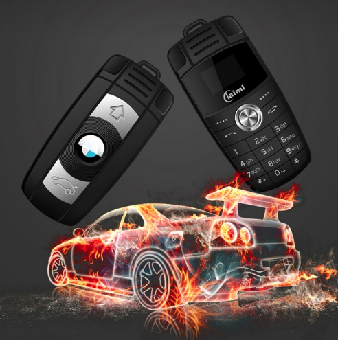 

Мини мобильный маленький телефон Aiek BMW X6 (2Sim) black