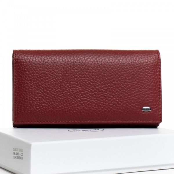 

Кошелек из натуральной кожи Classic DR. BOND W46-2 bordo