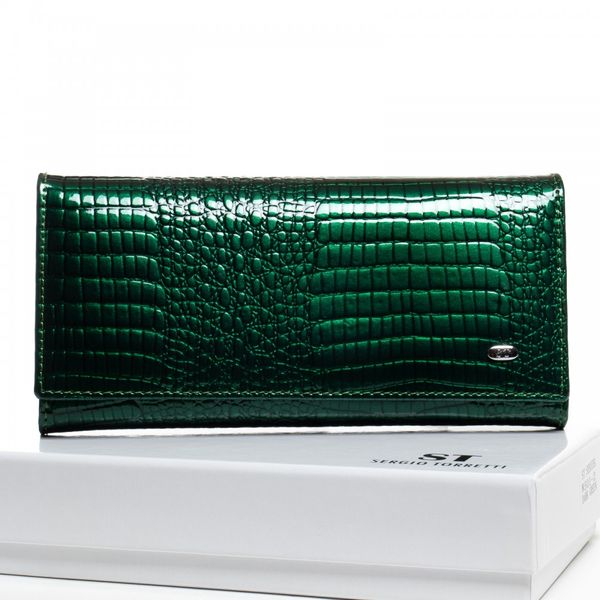 

Кошелек из натуральной кожи LR SERGIO TORRETTI W501-2 dark-green