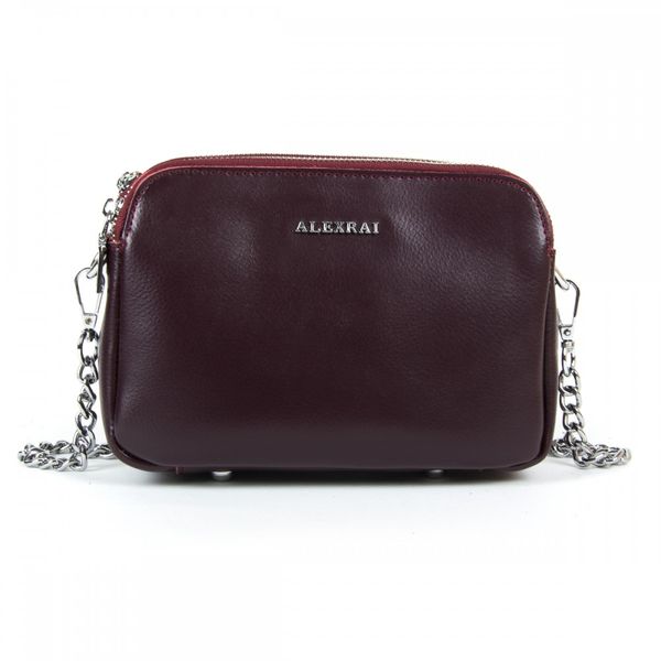 

Сумка из кожи ALEX RAI 05-01 8701 wine-red