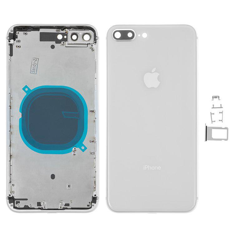 

Корпус для iPhone 8 Plus, білий, з тримачем SIM-карти, з боковими кнопками