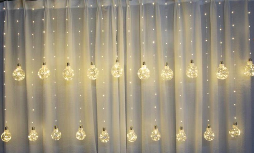 

Гирлянда электрическая штора 20 шариков RD RD-9011 6м 400LED