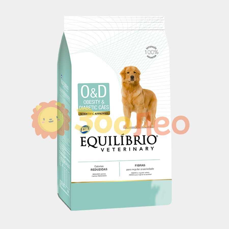 

Сухой корм Equilibrio Veterinary Dog Obesity & Diabetic для собак при ожирении и диабете 7.5 кг
