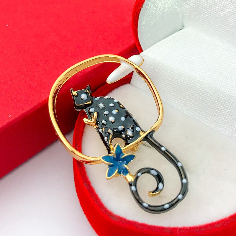 

Брошь Багира эмаль (бижутерия) (7813)