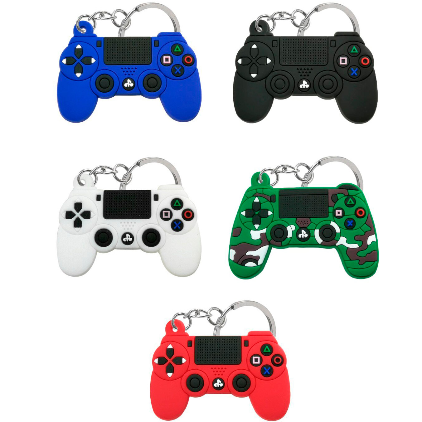 

Силиконовые брелки DualShock PlayStation 4 - 5шт (PBSP4ALLPART5)
