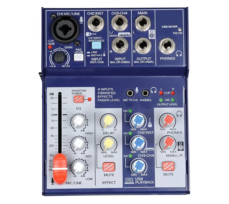 

Микшерный пульт BIG MIXSOUNDCARD6