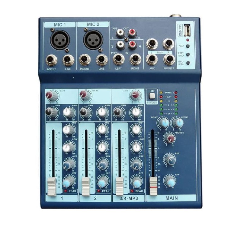 

Микшерный пульт BIG F4.2MP3 2mono+1stereo