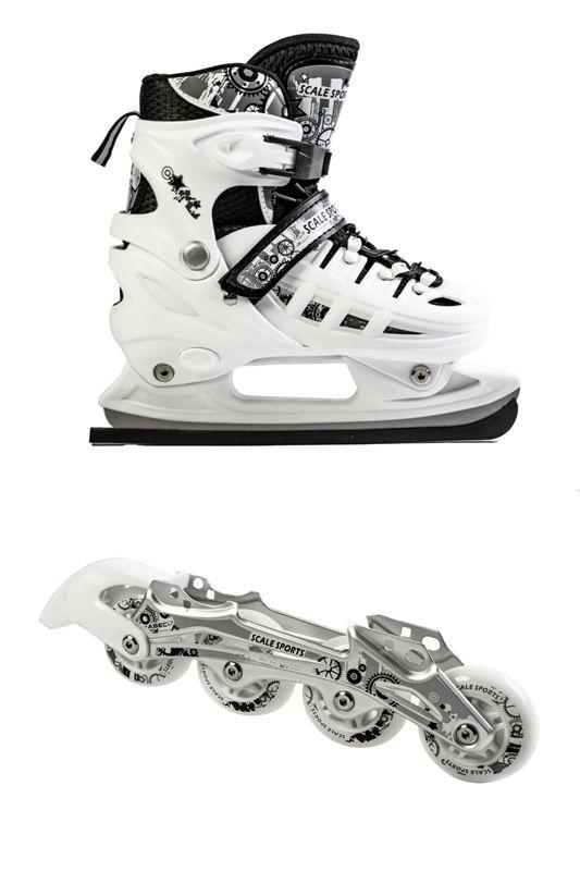 

Ролики-коньки Scale Sport White (2в1) размер 29-33