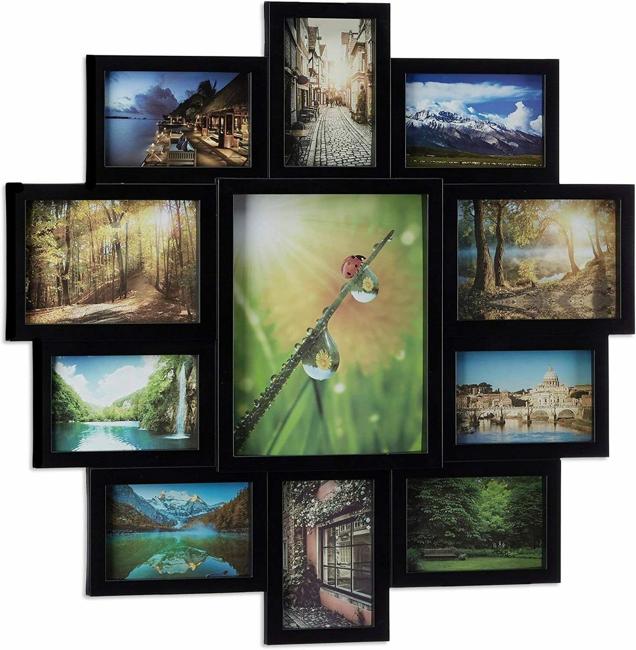 

Фоторамка Multiframe на 11 фото 61*61 см черная 10-32