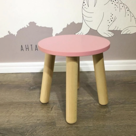 

Детский стул табуретка KidsBunkBed цвет розовый