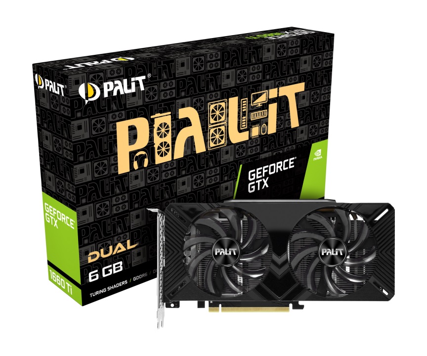 

Видеокарта GF GTX 1660 Ti 6GB GDDR6 Dual Palit (NE6166T018J9-1160C)