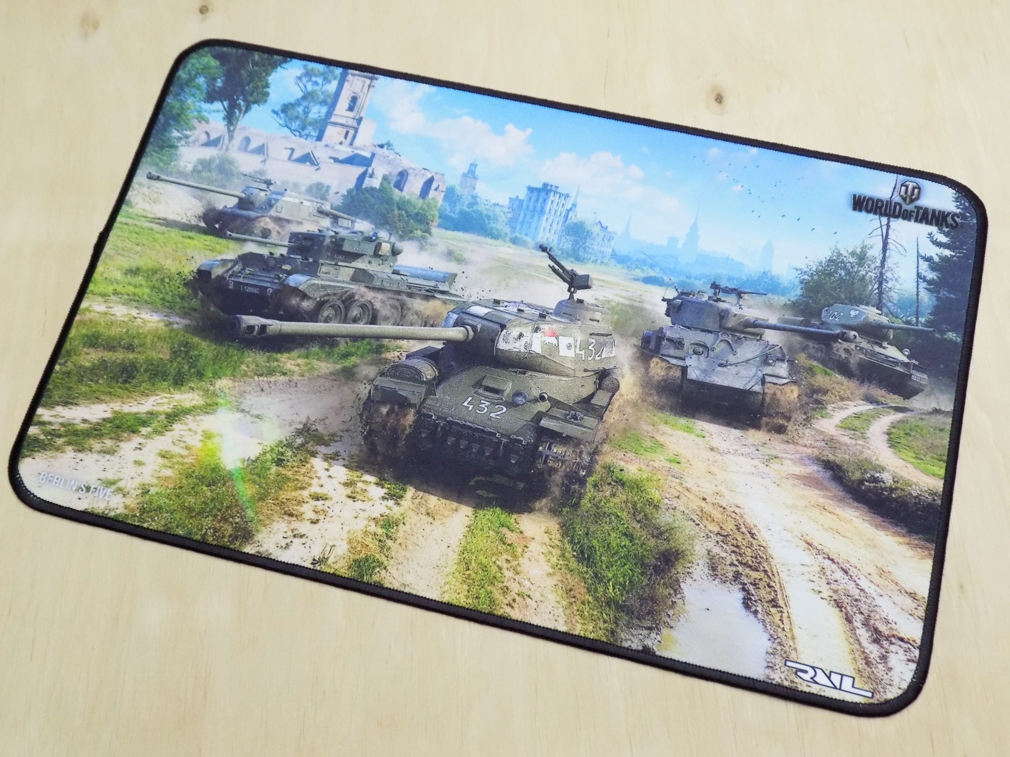 

Коврик для мышки Без бренда WOT Танки Берлинская пятерка