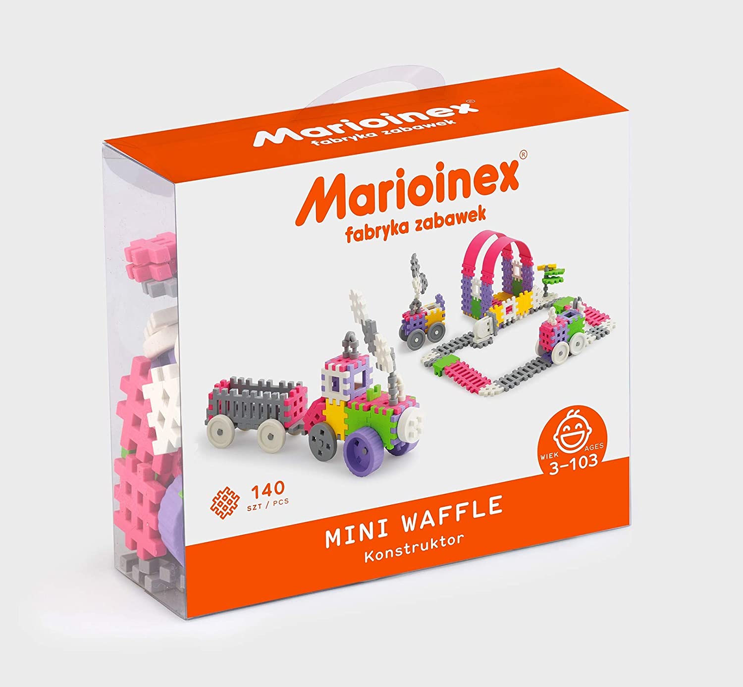 

Конструктор Marioinex Мини вафли 140 эл. для девочек, разноцветный (902837)