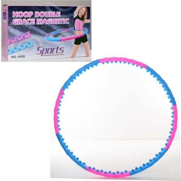 

Обруч MS 3004 (d-105 см) Силиконовые подушки с магнитом Разноцветный