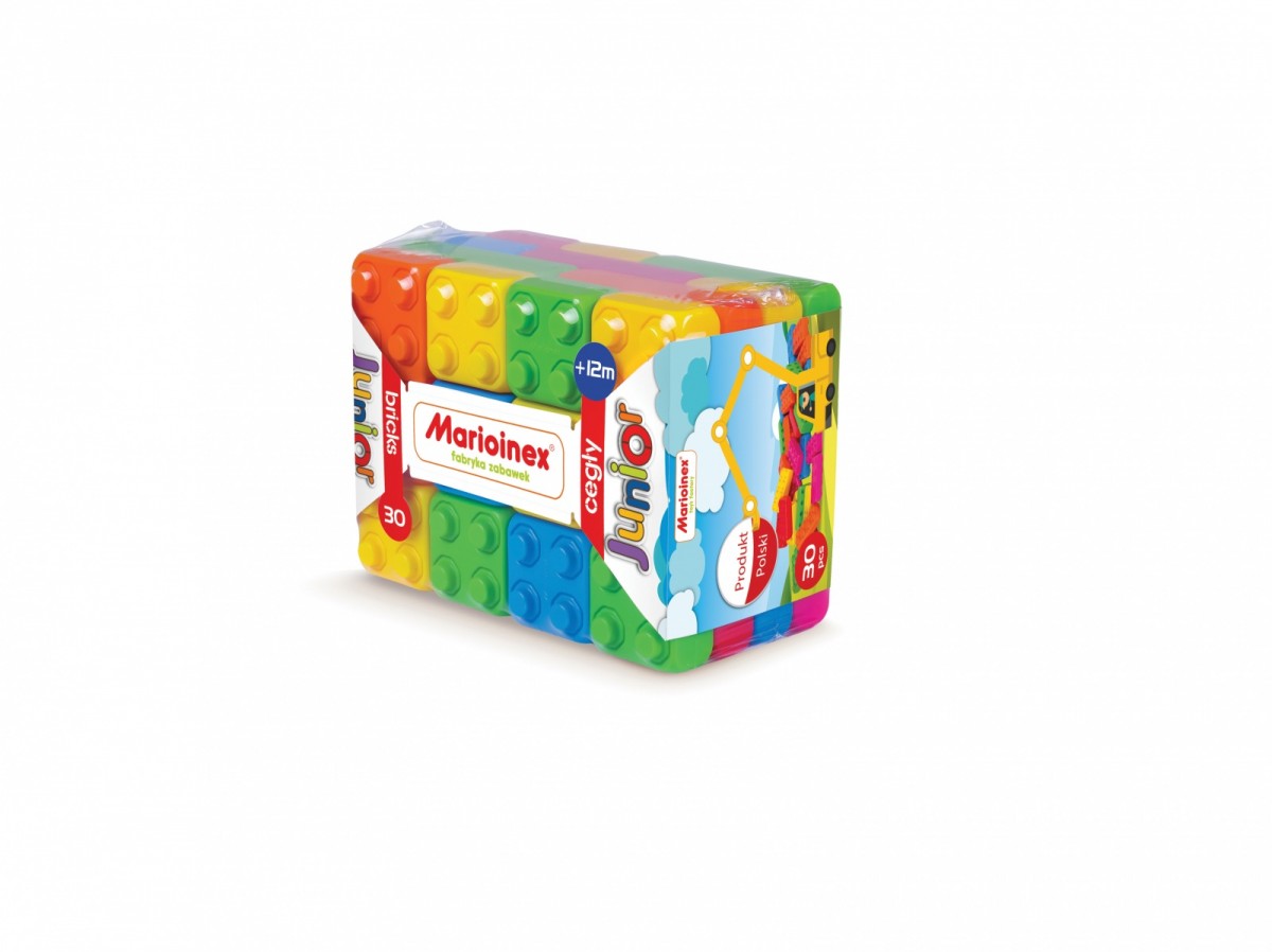 

Конструктор Marioinex Строительные блоки Bricks Junior 60 штук (901700)