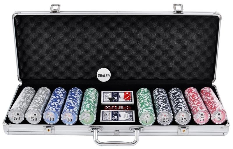 

Набор для покера Poker Set 500 фишек с номиналом 500N