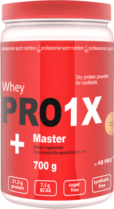 Акція на Протеин AB PRO PRO 1X Whey MASTER высокобелковый протеин 78% 700 г Banana (1X700ABBA0016) від Rozetka UA