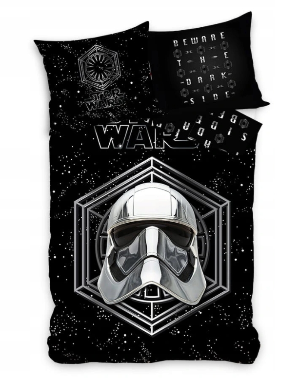 

Детское постельное белье, подростковое Звёздные Войны (наволочка+пододеяльник), хлопок, двухстороннее, по лицензии Star Wars 160 x 200 см