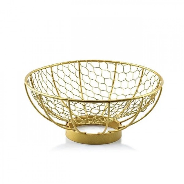 

Фруктовница металлическая Flora Cedric Gold M 35410
