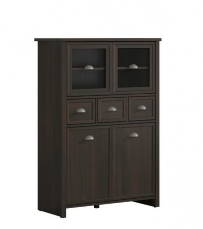 

Комод Gerbor Гермес REG2D2W3S 89,5х130х40 дуб болотний коричневий