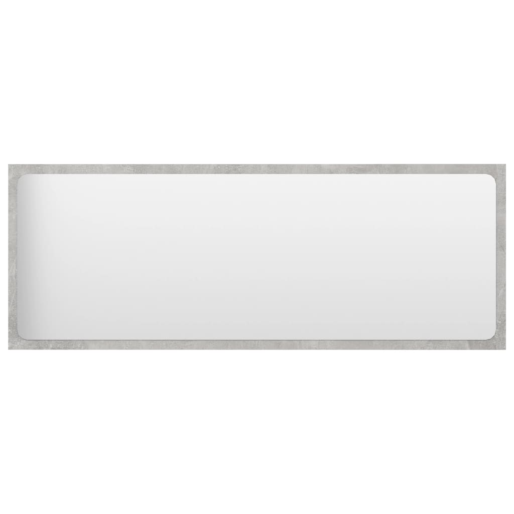 

Дзеркало для ванної кімнати Shumee сірий ДСП 100x37 см 804634