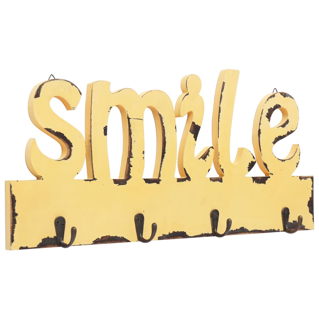 

Настінна вішалка Shumee для пальто SMILE 50 х 23 см 284241