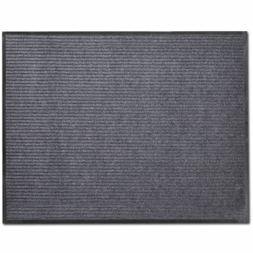 

Килимок для дверей Shumee ПВХ 90 x 150 см сірий колір 241276