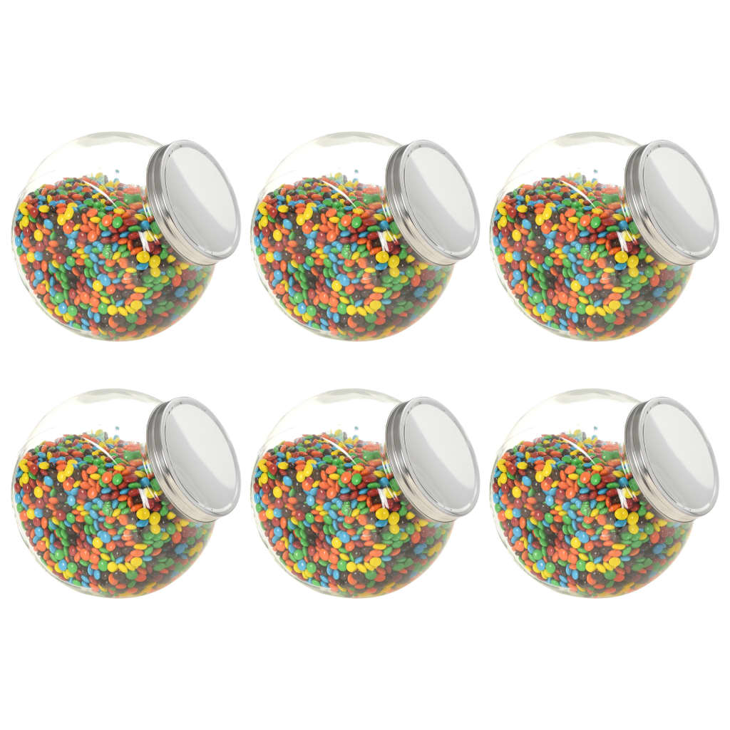 

Баночки для цукерок Shumee 6 шт. 105 х 120 х 170 мм 2200 мл 50853