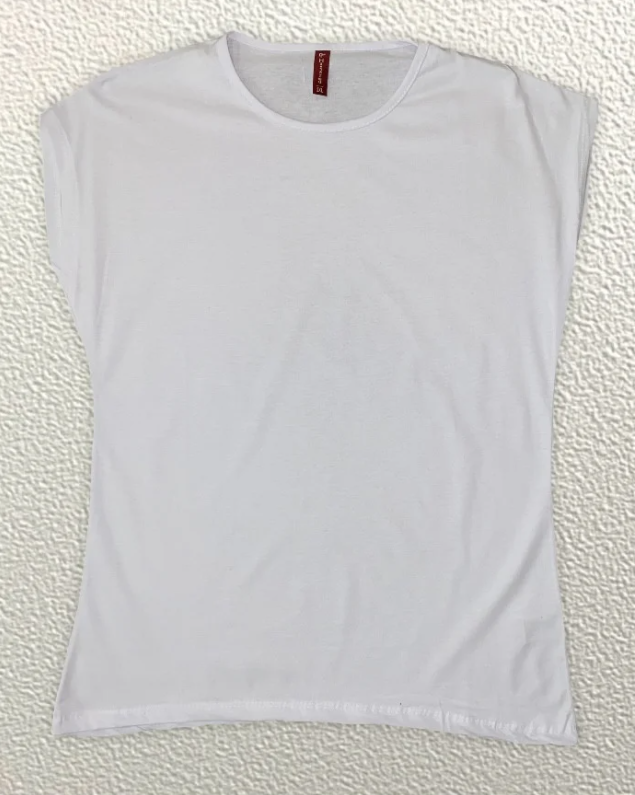 

Жіноча Футболка HAZARD Однотонна біла Батал 211779 (3XL (54))