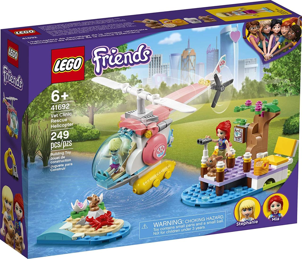 

Конструктор LEGO Friends Спасательный вертолёт ветеринарной клиники (41692)