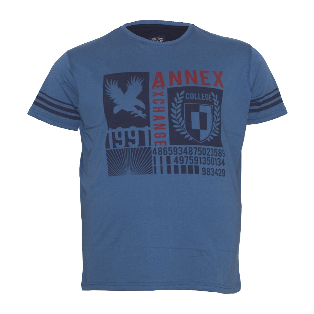 

Футболка мужская ANNEX fu00776543 (70) синий