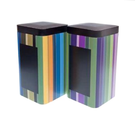 

Банки металеві Eigenart Vario Stripes (Варіо Смужки, набір 2 шт), 500г