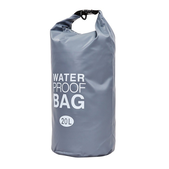 

Гермомешок водонепроницаемый Waterproof Bag 20л Серый