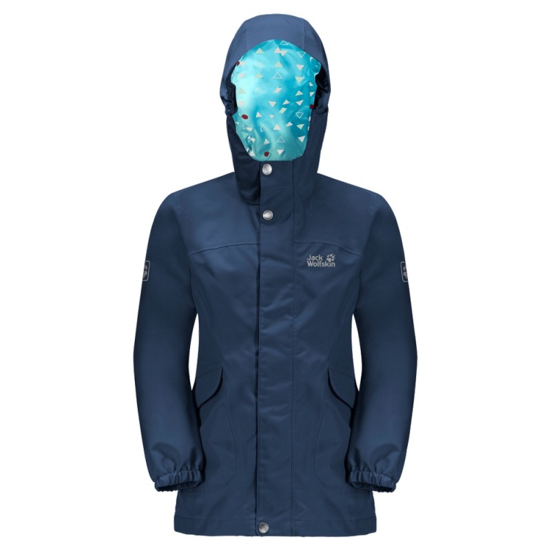 

Ветровка ROCK TOWN JACKET GIRLS Jack Wolfskin 1608871-1024 128 Синий (4060477737676)
