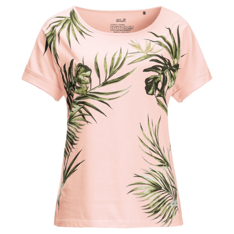 

Футболка TROPICAL LEAF T W Jack Wolfskin 1806372-2057 XL Розовый