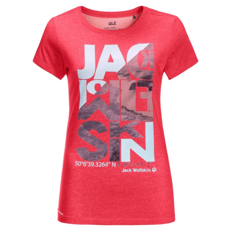 

Футболка NAVIGATION T W Jack Wolfskin 1807651-2058 S Красный