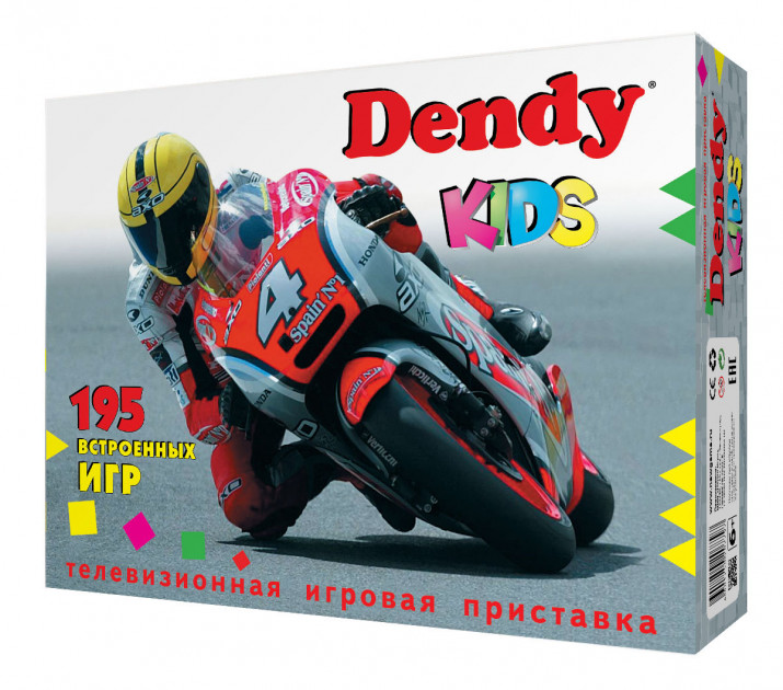 

Игровая приставка Dendy Kids 195 встроенных игр (RN 123)