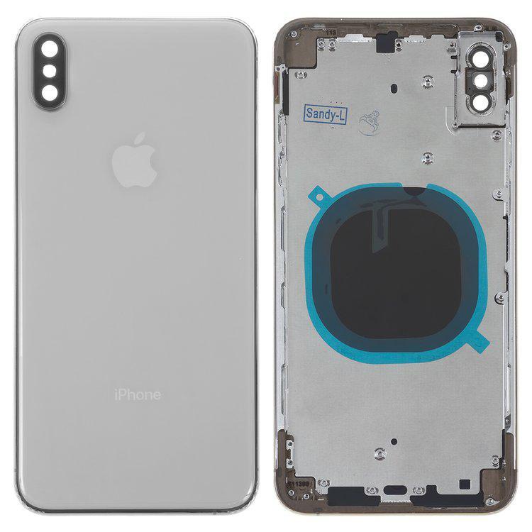 

Корпус для iPhone XS Max, білий, з тримачем SIM-карти, з боковими кнопками