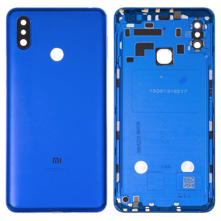 

Задня панель корпуса для Xiaomi Mi Max 3, синя, M1804E4A