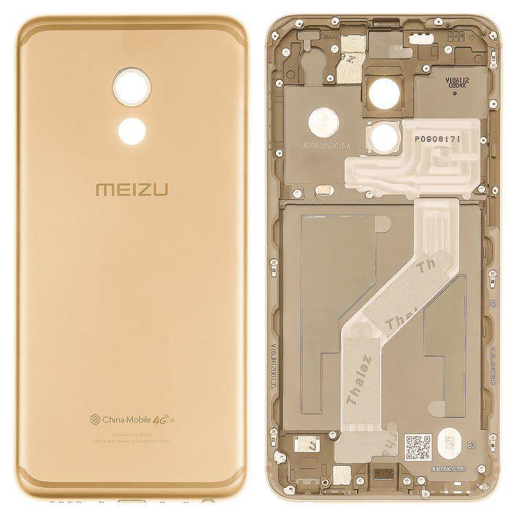 

Задня панель корпуса для Meizu Pro 6, золотиста