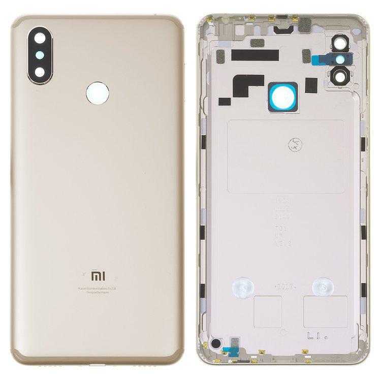 

Задня панель корпуса для Xiaomi Mi Max 3, золотиста, M1804E4A