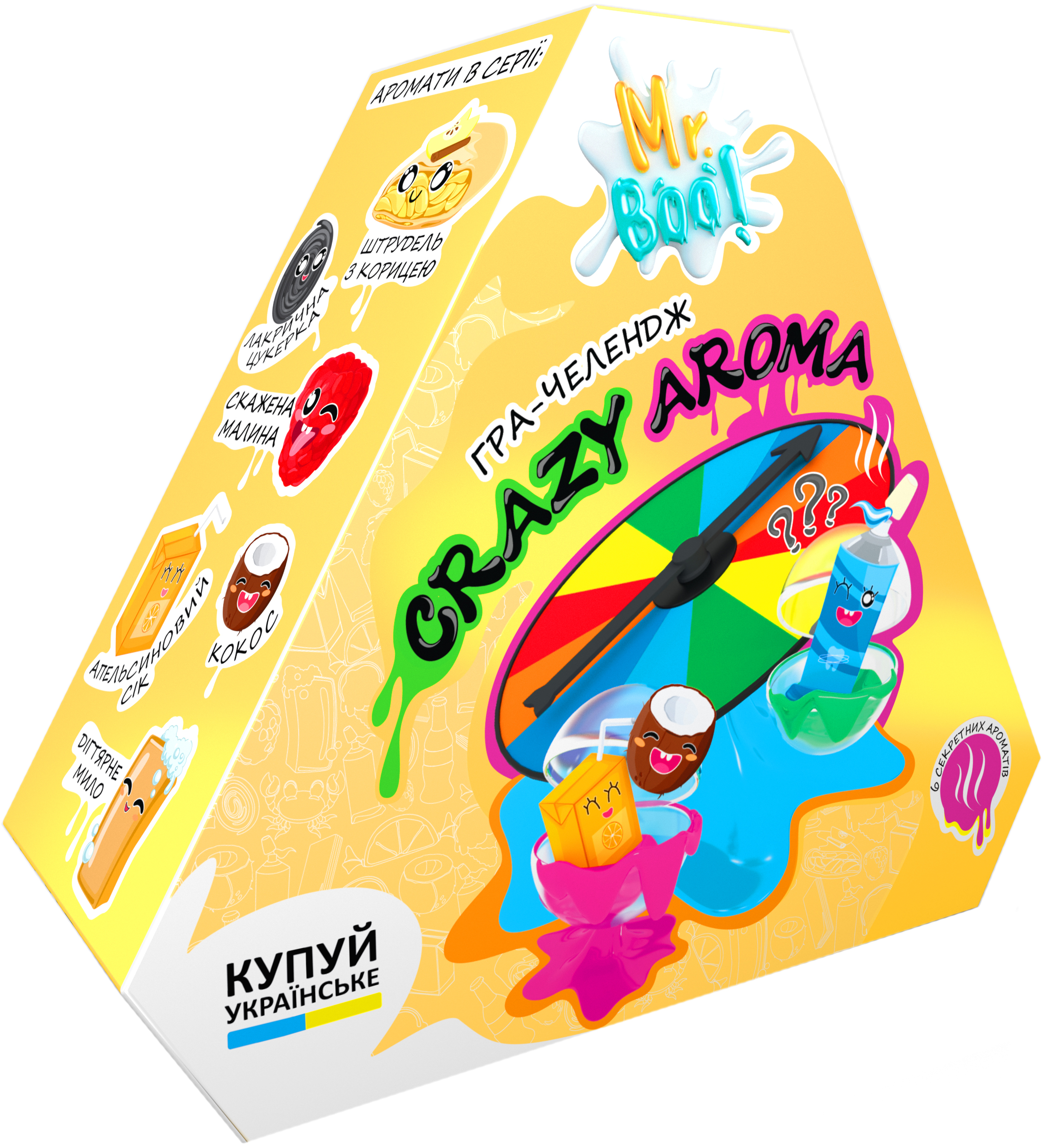 

Игра-челлендж OKTO Mr.Boo Crazy Aroma 2 лизун-антистресс (80121)